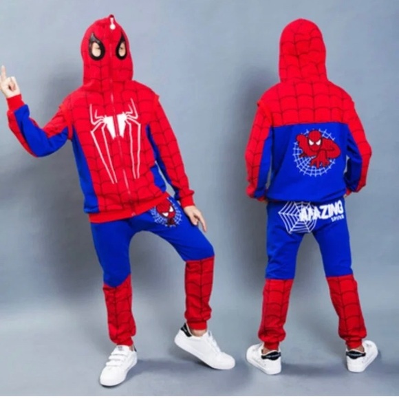 Spider-Man 3 Piece Sweatsuit - Picture 1 of 8
